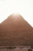 Sun perches atop Great Pyramid